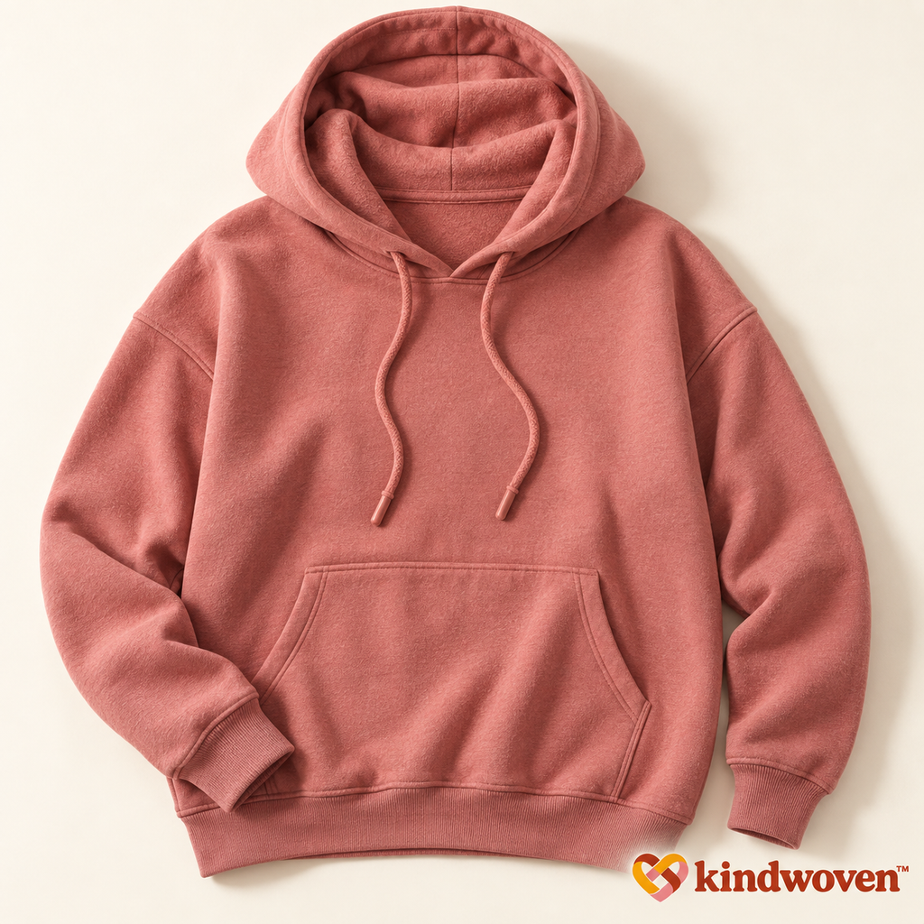 Dusty Rose Pullover Hoodie