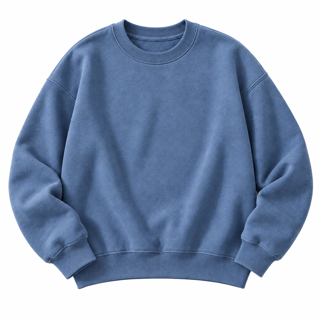 Burnt Orange Relaxed Crewneck Sweatshirt